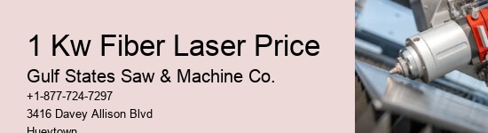 1 Kw Fiber Laser Price